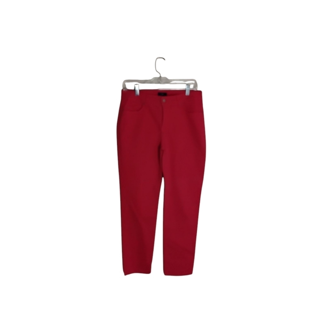 NYDJ Women's 4 Red Straight Leg Stretchy Jean